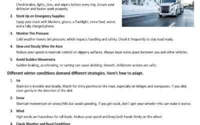 JANUARY RISK REMINDER